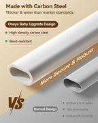 3 Piece Bed Rails for King Size Bed, No-Drill Needed Baby Bed Rail Guard for Toddlers with Height Adjustable, Thickened Child Safety Side Railing Guards/Bedrail for Kids, Grey Bear, 74.8x78.7x78.7in