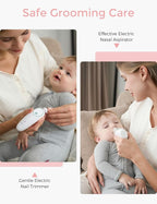 Momcozy Elite Baby Kit, Superior Baby Shower & Registry Essential Kit for Grooming & Health & Cleansing Care, Electric Nail File & Nasal Aspirator,Tummy Wrap,Thermometer,Bath Brush,Teether,Storage Bag