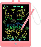 Decute Kids Toys LCD Writing Tablet with Stylus, 8.5 Inch Erasable Toddlers Doodle Board, Reusable Drawing Pad for Kids, Educational Christmas Birthday Gift for 3 4 5 6 7 8 Girls Boys Toddler Pink