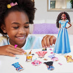 Magnetic Dress Up Dolls, Magnetic Princess Dress Up Paper Dolls, Magnetic Dress Up Dolls for Girls Ages 4-10 Learning Created Imagine Set Birthday Gift (May)