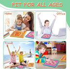 Sensory Activity Board Toys for Kids: 2Pack Double-Sided Sensory Fidget Toys for Stress Anxiety & Calming with Travel Bag | Travel Airplane Essentials Toys for Toddler Boys & Girls Ages 3 4 5 6 7 8