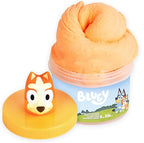 Bingo Premium Cloud Slime - Orange-Scented Fluffy Pre-Made Slime with Mix-Ins, Bluey Party Favors for Kids 8-12, Girls 8-10, Toddler Travel Toys