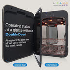 Signature UV LED Waterless Baby Bottle Sanitizer Large Capacity UV All-in-One Household Cleaning Sanitizing (Bianca White)