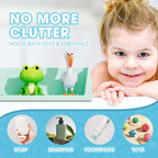 Bathtub Splash Guard for Kids - 31.4 Inch Extra Wide Bath Splash Barrier with 11 Strong Suction Cups, Flexible Silicone Tub Ledge Organizer to Keep Bathroom Floor Dry(Green)