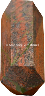 Amazing Gemstone Large Unakite Crystal Towers ~ Natural Healing Crystal Point Obelisk for Reiki Healing and Crystal Grid (5.5 to 6 INCH)