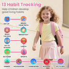 Waterproof Smart Watch for Kids Girls Ages 5-12 with 39 Games, HD Camera, Video, Music, Habit Tracking, Alarm, Pedometer, Kids Smart Watch Chrismars Birthday Gift for Girls Age 5 6 7 8(Pink)