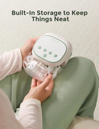 Momcozy BreezyClear Pro™ Nasal Aspirator for Baby, Hospital-Grade 75 kPa Nose Sucker with 9 Adjustable Suction Levels, Electric Nose Cleaner for Toddler, Light & Music Soothing