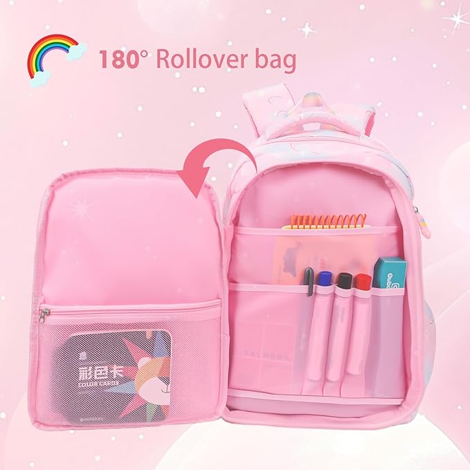 Aesthetic Kawaii Rainbow Backpack