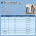 MooMoo Baby Potty Training Underwear Absorbent Toddler Training Pants for Boys and Girls 10 Packs Cotton Pee Pants 2T-9T