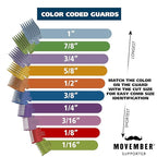 Wahl Home Haircutting Corded Clipper Kit with Adjustable Taper Lever, and 10 Color Coded Guards for Easy Clipping & Trimming - Model 79722