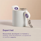 doddl 6-piece Spoon and Fork Set (3 Pairs) - Learn to use Toddler Silverware in Minutes, Toddler Utensils 1 year old & up, Baby Led Weaning Supplies