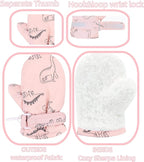 Toddler Gloves Kids Mittens Winter Warm Lined Fleece Gloves Waterproof Snow Baby Mitten for Boys Girls