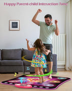 Girl Toys Age 3-4 Years Old, Dance Mat for 3-12 Year Old Kids - Light Up 8 Buttons Dance Mat with 7 Game Modes Dance Pad - Birthday Gifts for Girls Boys Kids Age 4-7 8-12