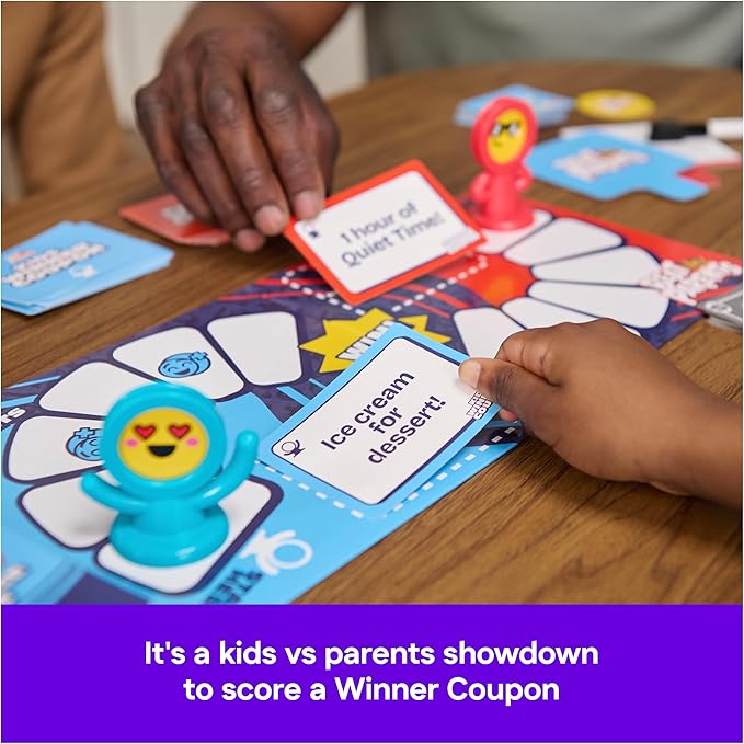 Spin Master Games, Beat The Parents, 2025 Edition with New Challenges & Cards, Friendly Competition Family Game, Fun Activity for Kids, Adults & Family Game Night, 4-8 Players, for Ages 6 & Up