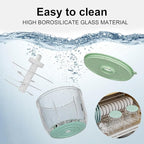 Baby Food Maker, Green Baby Food Blender, 10oz Baby Food Puree Maker, Food Processor for Baby Foods Fruit Vegetable Meat, 10-Second Quick Soft Food Prep for Baby