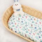 Hooyax Baby Lounger Cover for Boys and Girls, Newborn Lounger Slipcover Removable Infant Floor Seat Baby Nest Cover, Baby Padded Lounger Cover, Butterfly