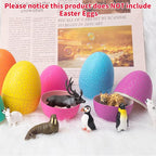 Toymany 14PCS Mini Arctic Animals Figurines Set, Polar Animals Toys with Polar Bear, Caribou, Penguin, Walrus, Wolf Figurines Cake Toppers Birthday Easter Gifts for Preschool Kids