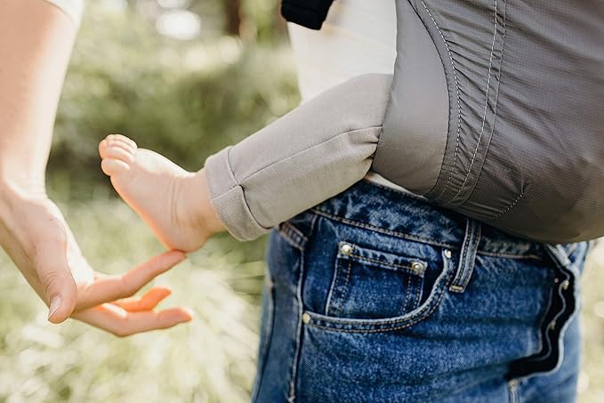Boba Air Ultra-Lightweight Baby Carrier and Toddler Backpack - Baby Hiking Carrier 3 Months (15-45lbs) - Toddler Backpack and Baby Carrier (Grey)
