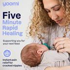 Breast Aid™ Soothing Cryogel Pads for Sore Cracked Nipples with HOCl, 10x Multiuse, Advanced Cooling Tech for Instant Relief & Repair, Rapid Hydration for Lasting Comfort for Breast Feeding Moms