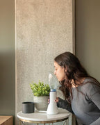 Crane x Halls Personal Vaporizer Steam Inhaler, Throat Steamer, Warm Steam Sinus Inhaler for Congestion and Cough Relief, Vapor Pad Compatible, Vocal Steamer for Singers