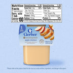 Gerber Baby Food 2nd Foods, Dinner, Apple Chicken Puree, 4 Ounce Tubs, 2-Pack (Pack of 8)