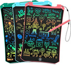 EooCoo Toddler Drawing Toys, 3 Pack 10" LCD Writing Tablet Learning Toys for Kids, Mess Free Coloring Used for Travel Games, Toddler Boo Basket Stuffers, Girls Boys Gifts for 3 4 5 6 7 Years Old
