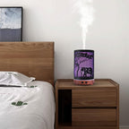 Essential Oils Diffuser,Aromatherapy Diffuser,Birthday Gifts for Women Mom Grandma,Metal Cool Mist Humidifier with 7 Colors Lights Waterless Auto Off Air Diffusers（Elephant）