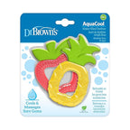 Dr. Brown's AquaCool Water-Filled Baby Teether, Cools & Massages Sore Gums, BPA Free, Pineapple and Apple, 2 Pack, 3m+