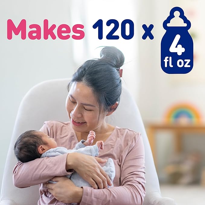 Enfamil A.R. Baby Formula, Added Rice Starch Formula to Reduce Reflux & Spit-Up, DHA for Brain Development, Probiotics to Support Digestive & Immune Health, Baby Milk, 19.5 Oz Tub, 4 Count