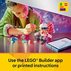 LEGO Creator 3 in 1 Space Robot Toy - Building Toy Kit for Kids with 3 Options, Robot, Spaceship, or Dog - 8 Year Old Boy & Girl Birthday Gifts - 31164