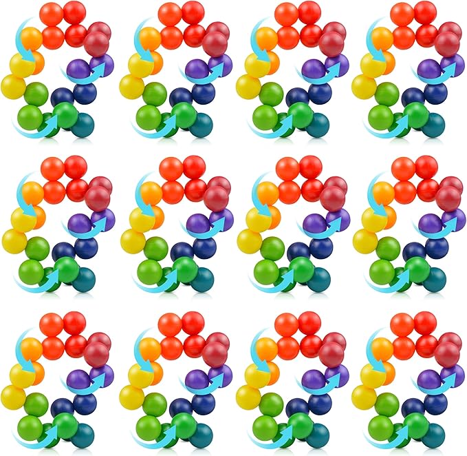 12PCS Autism Sensory Toys for Autistic Children,Quiet Fidget for Adults Kids, Stocking Stuffers for Boys,Autism for Toddlers 3-4,Travel for Ages 3-5 Gift(A)