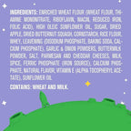 Get'ems! from Gerber, Snacks for Kids, Parmesan Space Crackers, Made with Real Veggies & Fruits, Iron & Vitamin E - 4 pack