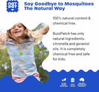 BuzzPatch Mosquito Patch Stickers for Kids (60 Pack) - All Natural, Plant Based Ingredients, Non-Toxic, DEET Free, Citronella Essential Oil Insect Patches, for Toddlers, Babies, Children (2)