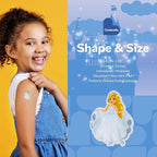 BioSwiss Bandages, Princess Cinderella Shaped Self Adhesive Bandage, Latex Free Sterile Wound Care, Fun First Aid Kit Supplies for Kids and Adults, 24 Count