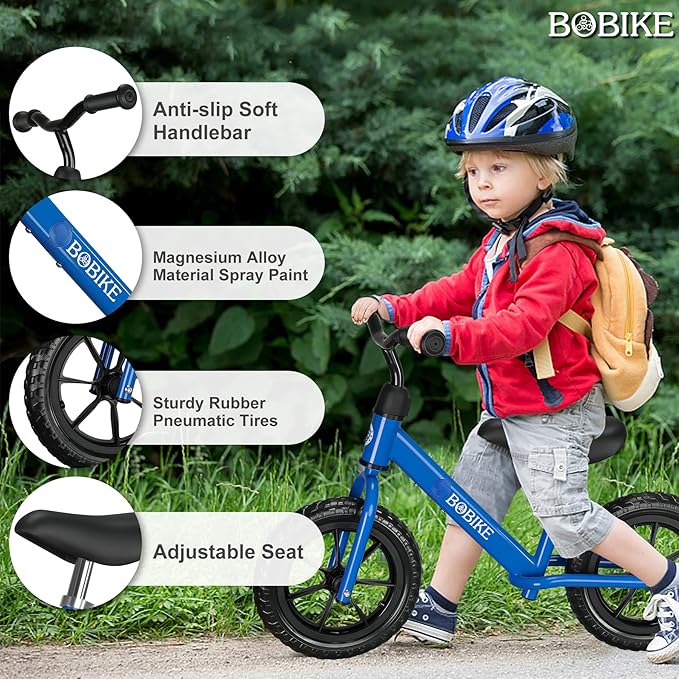 Toddler Balance Bike Toys for 2 to 5 Year Old Girls Boys Adjustable Seat and Handlebar No-Pedal Training Bike Best Gifts for Kids