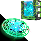 Force1 Scoot Glow Hand Operated Drone for Kids or Adults- Glow in the Dark Hands Free Motion Sensor Mini Drones, LED Lights, 360 Flips, Easy Indoor Small UFO Flying Orb Ball Drone Toy for Boys Girls