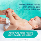 Pampers Baby Wipes Aqua Pure, 99% Water Based Wipes, Hypoallergenic and Unscented Infant Wipe, 336 Total (6 Flip-Top Packs)