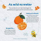 Childs Farm, Kids Bubble Bath for Dry, Sensitive Skin, Organic Tangerine, Gently Cleanses & Soothes, Vegan, Cruelty-Free, 8.4 fl oz