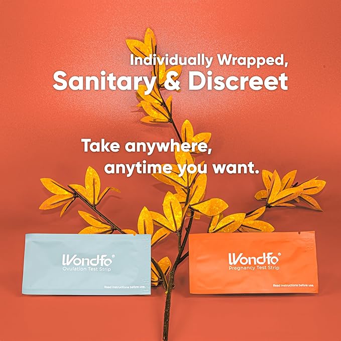 Pregnancy Test Strips and Ovulation Test Strips Combo Pack- Ovulation Predictor Tests and Pregnancy Tests -Reliable Home Testing for Family Planning