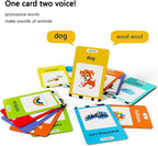 Lapare Audible Educational Toy with Music for Toddlers Age 1 2 3 4 5, 252 Sight Words Flash Cards Kindergarten Toy for Girls to Learn Alphabet Number Color Shapes and More