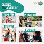 Voyager Toddler Milk On The Go, USDA Organic Shelf Stable Whole Milk Powder, Great for Travel, No Refrigeration, Gluten Free with No GMO's and No Antibiotics for Kids, 32 Sachets of 15g - 2 Pack