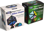TOSY Magnet Pyramid - 1 Cube Transforms into 1 Billion Shapes, 12 Pieces, 243 Rare Earth Magnets, Glowing, Holographic Magnet Tiles Creative Puzzle STEM/STEAM Toy, Mixed Set