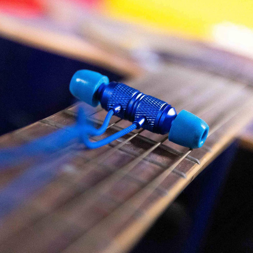 LUDOS Ultra Wired Earbuds in-Ear Headphones, 5 Years Warranty, Earphones with Microphone, Noise Isolating Ear Buds, Memory Foam for iPhone, Samsung, School Students, Kids, Women, Small Ears - Blue