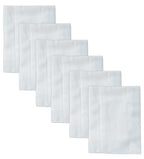 Ruvanti Unisex Baby Boys Girls Birdseye Prefold Cloth Diapers Washable - White 3-Ply 10 Pack