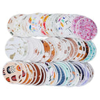 8 pcs(4 Pairs) Random Prints Breast Pads for Nursing Mothers, Reusable and Washable with 1 Bag(8 pcs randomprints with1 Bag)