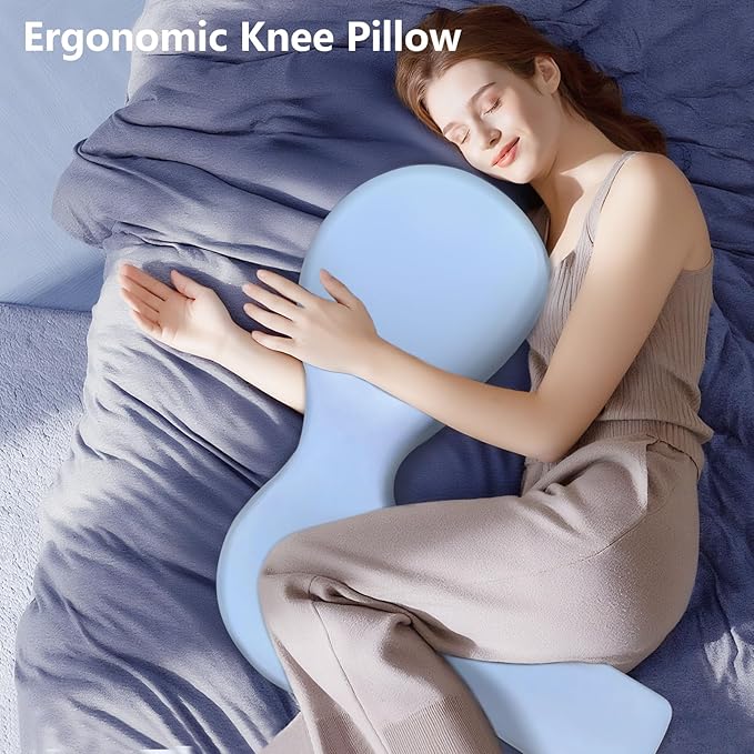 Body Pillows for Adults, Cooling Pregnancy Pillows, Memory Foam Full Body Support Pillows for Support for Belly, HIPS, Legs, Buttery Soft, Super Breathable for Hot Sleeper