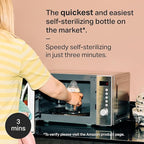 Tommee Tippee Advanced Anti-Colic 5 oz BPA Free Baby Bottles, Newborn 0+ Months, Slow Flow Breast-Like Nipple, Unique Design Keeps Air Away from Milk and Baby, Clear, Pack of 2