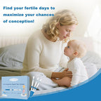 Ovulation Test Strips, Bulk Ovulation Tests, 50 Pack Fertility Tests with Collection Cups, Accurate LH Test for Home, Ovulation Predictor Kit, 5mm Wider 25 MIU/mL