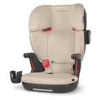 UPPAbaby Alta V2 High Back Booster Seat/Seven-Position, Active Support Headrest for Growing Children/SecureFit Integrated Belt Guide + Positioner/Cup Holder Included/Kavneer (Almond Mélange)