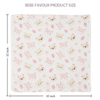 4 Pack Baby Washcloths 100% Cotton Soft and Absorbent Terry Wash Cloths for Sensitive Skin Face Hand Body Burp Rag Wipes Essentials for Newborns Infants Toddlers Girls Boys